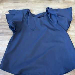Navy Blue XS cotten Top purchased in Japan!